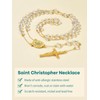 Supcare Rosary Catholic Necklace Women's Prayer Chain Christian Stainless Steel
