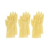 MUJI Natural Rubber Gloves, Ambidextrous, Large, 6 Pieces, 82577129