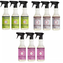 Mrs. Meyer's Clean Day Multi-Surface Everyday Cleaner Solution 16 oz - 3 PACK  - Basil - 16 oz x 3