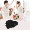 MELGO 500 Pcs Black Rose Petals for Bedroom, Valentines Petals,