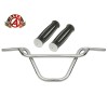 ALTA BMX Old School PRETZEL Chrome Handlebar W/ BLACK/GRAY BMX