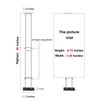 HUAZI Poster Stand for Display Double-Sided Heavy Duty Sign Stand
