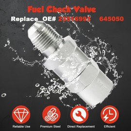 23516993 Fuel Check Valve Compatible with Detroit Diesel S50/S60 12.7L Engine Replace 645050