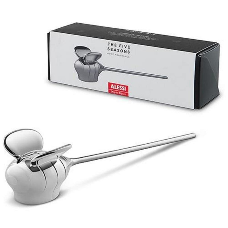 Alessi Kerzenlöscher, Porzellan, Silber, One Size