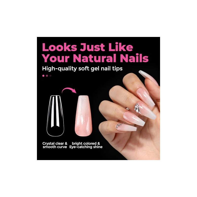 UNA GELLA Puntas de uñas 511