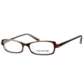 Jones New York New Jones New York Women's Rx Eyeglasses With Soft Case - J725 Brown (53-16-135)