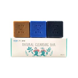 Atomy Donggubat Cleansing Bar (100g x 3) 2 sets/Handmade Soap Cleansing Soap / 애터미 동구밭 클렌징바 (100g X 3개) 2세트/수제비누 클렌징비누