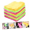Ipetboom 9pcs Absorbent Coral Fleece Dishcloths Dish Rags Towelling Tea