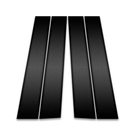 Upgrade Your Auto 4pc Carbon Fiber Pillar Post Covers for Toyota Corolla 2009-2013