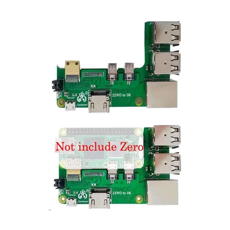 Zero to Pi3 USB HUB RJ45 Ethernet Zero 2w to