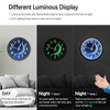 JoFomp LED Light Up Wall Clock Glow in Dark, 12