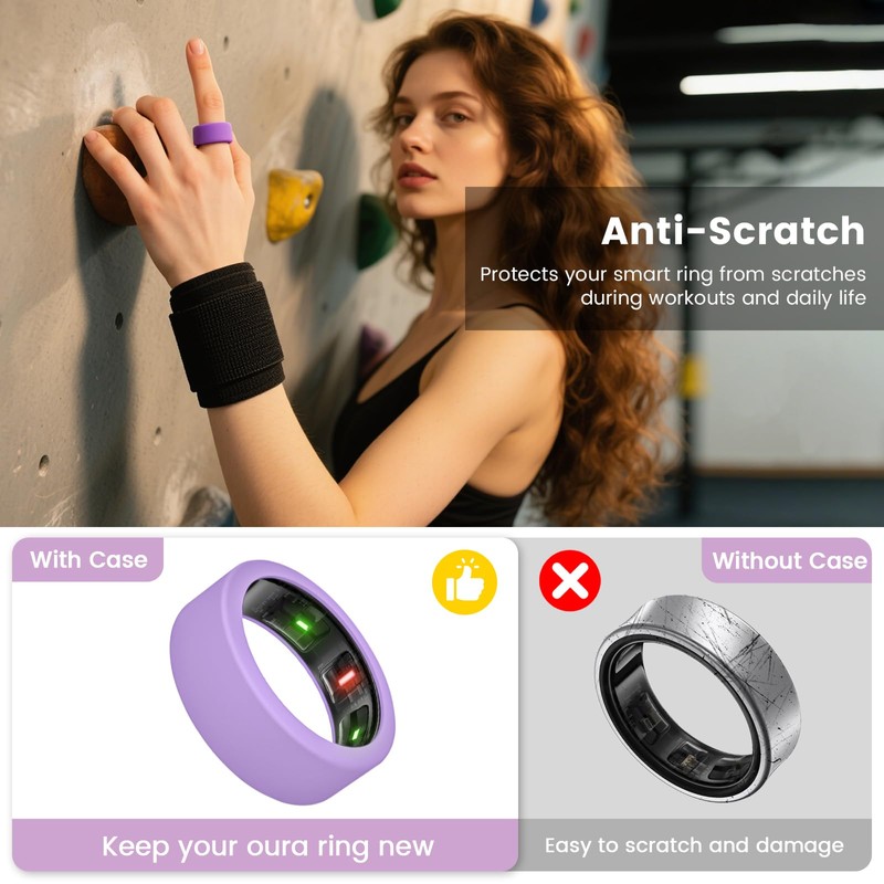 BandRain 15 Pack Ultra-Thin Ring Covers Compatible with Oura Ring
