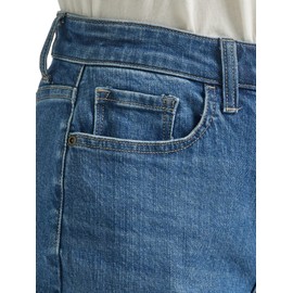 Lee Women's Legendary High Rise Wide Leg Crop Jean Shadow Veil 16