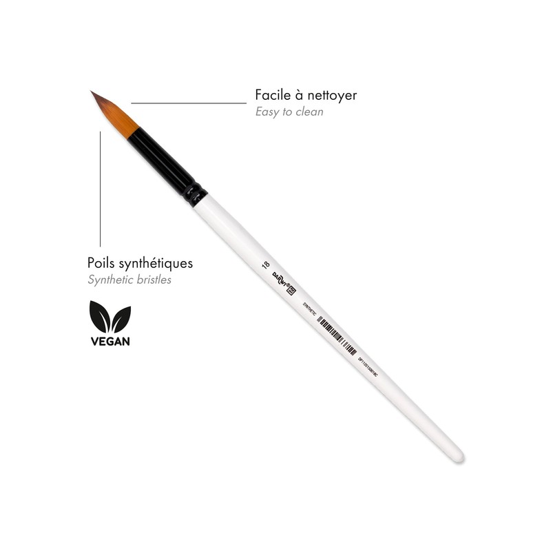 Darwi For You DF1105150000C - pennello per acrilico tondo 2,05mm