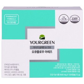 Your Green OQ Flow Arez 2, 1 box, 120 tablets / 유어그린 오큐 플로우 아레즈 2, 1박스, 120정