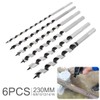 Omninmo 6pcs Auger Wood Drill Bit, 6 8 10 12