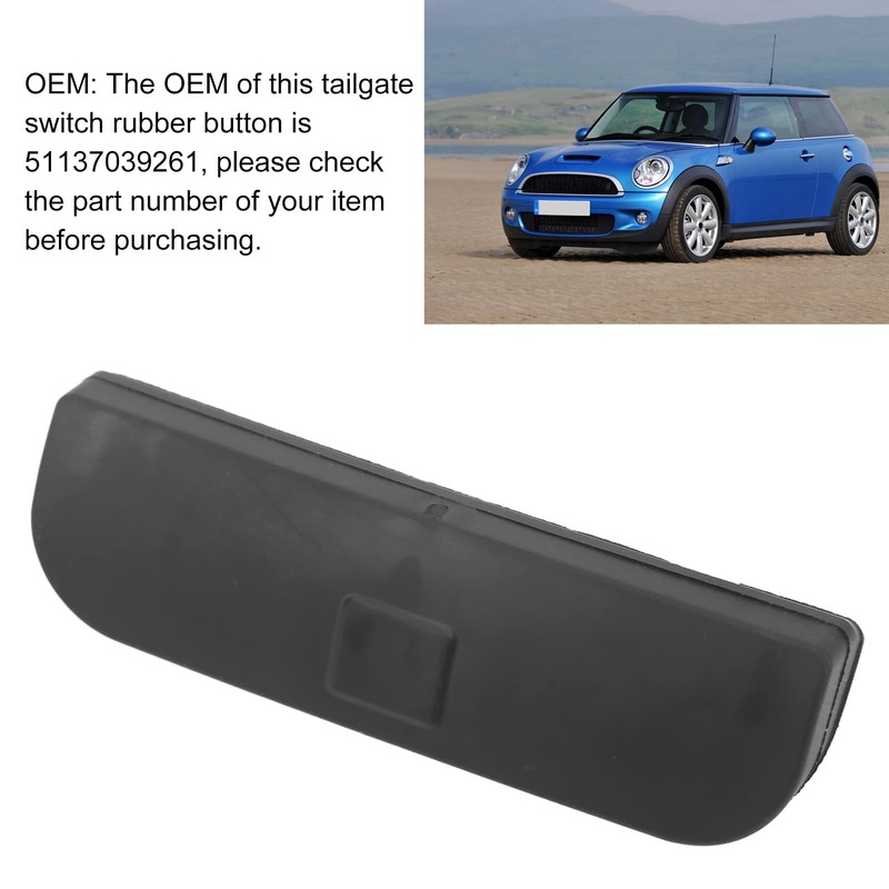 Tailgate Button, Rubber Button, Tailgate Switch, Rubber Button 51137039261, Replacement