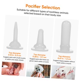 VICASKY 1Set Pet Feeder for Newborn Animals Includes Safe Nipple Feeding Tools Practical Nursing Kit for Puppies Kittens Convenient Comfortable Feeding Experience