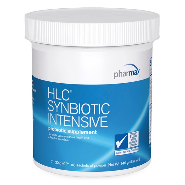 Pharmax - HLC Synbiotic Intensive - Probiotics to Promote Growth of Existing Beneficial Bacteria - 7 Sachets