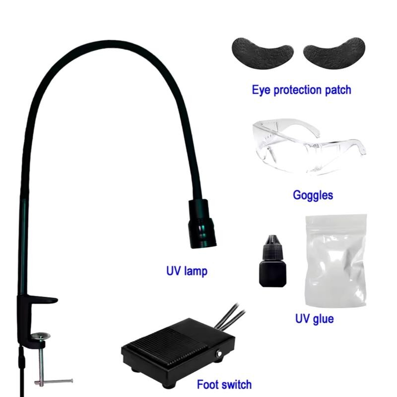 Fast Cure UV Eyelash Extensions Kit - Glue Cured in