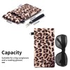 Face Shadow Soft Glasses Case for 2 Glasses Sunglasses Case