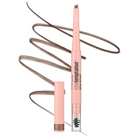 Maybelline New York - Lápiz definidor de cejas Maybelline Total Temptation, marrón suave, 0.005 onzas                                                 