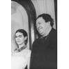 24x36 gallery poster, Frida Kahlo with husband Diego Rivera in