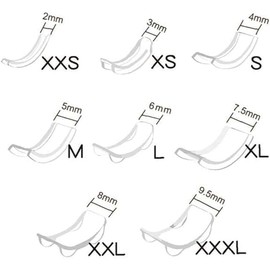 8 Pcs Ring Size Adjuster Invisible Ring Size Adjuster For Loose Rings Ring Adjuster Size Fit Any Rings Ring Guard Reducer Ring Sizers Jewellery Accessories