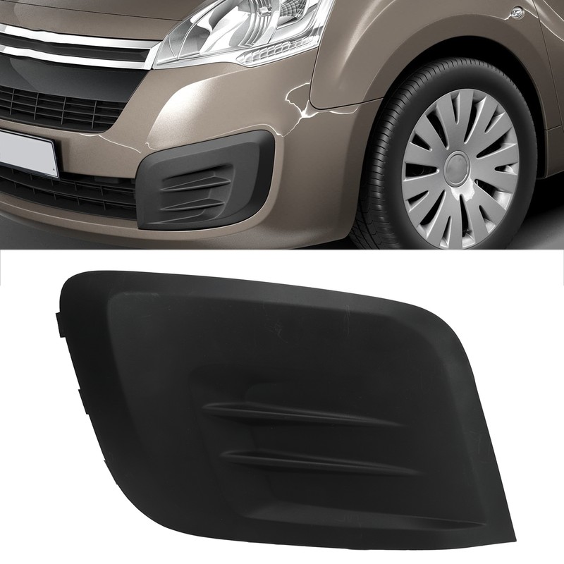 Front Right Bumper Grille 1613564580 Replcement for Citroen Berlingo Without