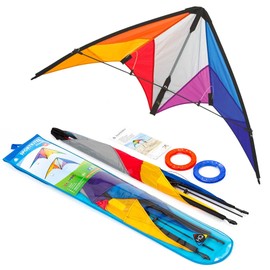 HQ Beach and Fun Sport Kite (Calypso II Rainbow)