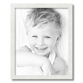 ArtToFrames 16x20 Inch White Picture Frame, This 1.25 Inch Custom MDF Poster Frame is White - Comes with Foam Backing 3/16 inch and Regular Acrylic (FBPLFRBW72074-16x20)
