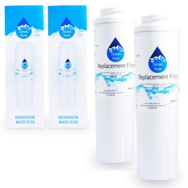 2-Pack Replacement for JFC2089HTB Refrigerator Water Filter - Compatible with UKF8001 Fridge Water Filter Cartridge - Denali Pure