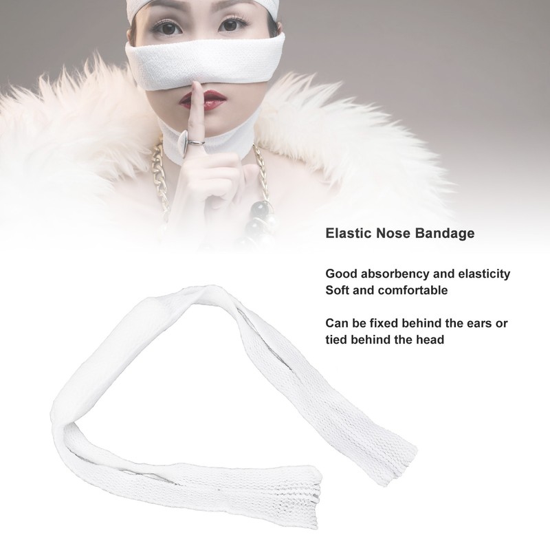 10pcs Nasal Bandage Dressing Holder Stretchy High Absorption Capacity Soft