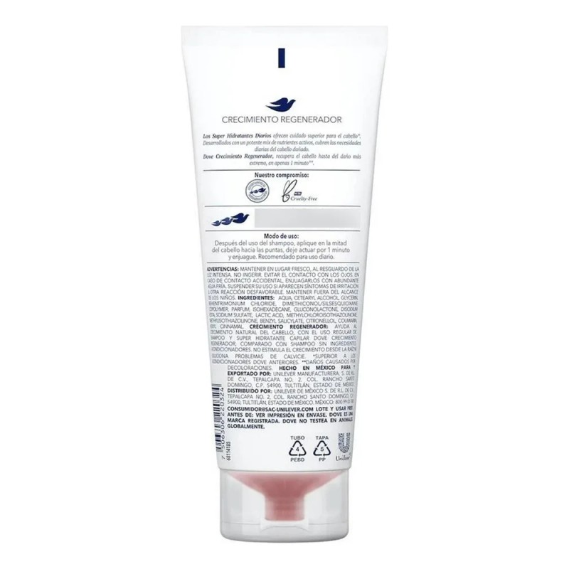 Acondicionador Superhidratante Dove Crecimiento Regenerador