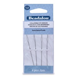 Artistic Wire Collapsible Eye Beading Needles Heavy (Package of 4)