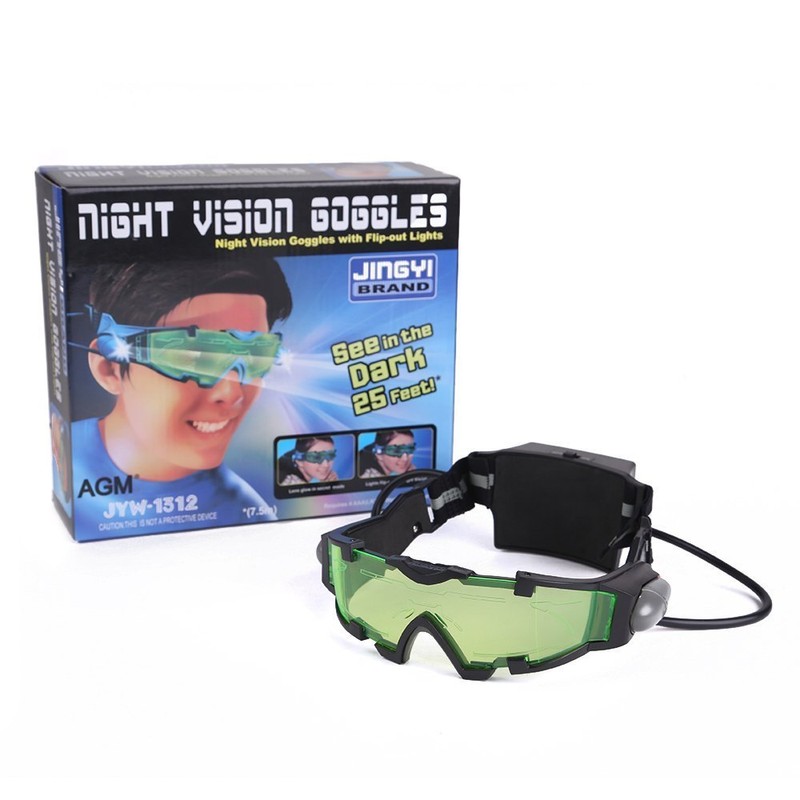 Gearmax Kid Toy Night Vision Goggles with Flip-Out LED Light
