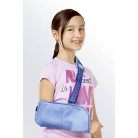 medi Kidz Arm Sling for Children for Shoulder Care & Fixation I Blue | Size I | Orthosis | Shoulder Immobilisation