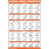 QUICKFIT Sliding Bench Workout Poster - Compatible with Total Gym,