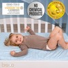 Bisoo Lenzuolo Magico 60x120 Righe Blu Lenzuolo con Angoli per