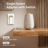 SYCON 4 Outlet Wall Adapter with A Power Switch and