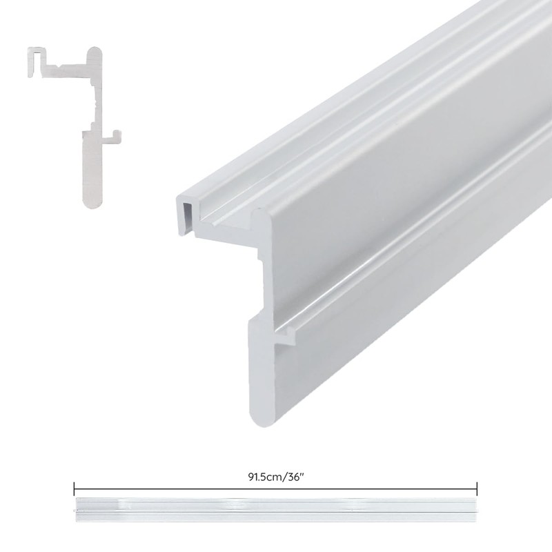Bifold Door Hardware Set, with 36” Track, Aluminum Sliding Cabinet