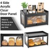 BAMBANG Bamboo Bread Box for Kitchen Countertop, Extra Large Farmhouse