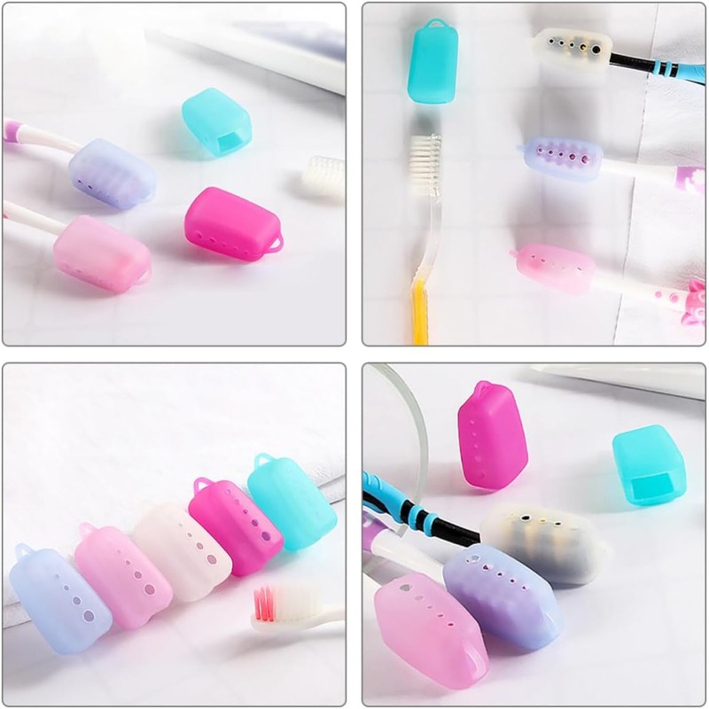 YARNOW Funda Protectora de Silicona para Cepillo de Dientes 5