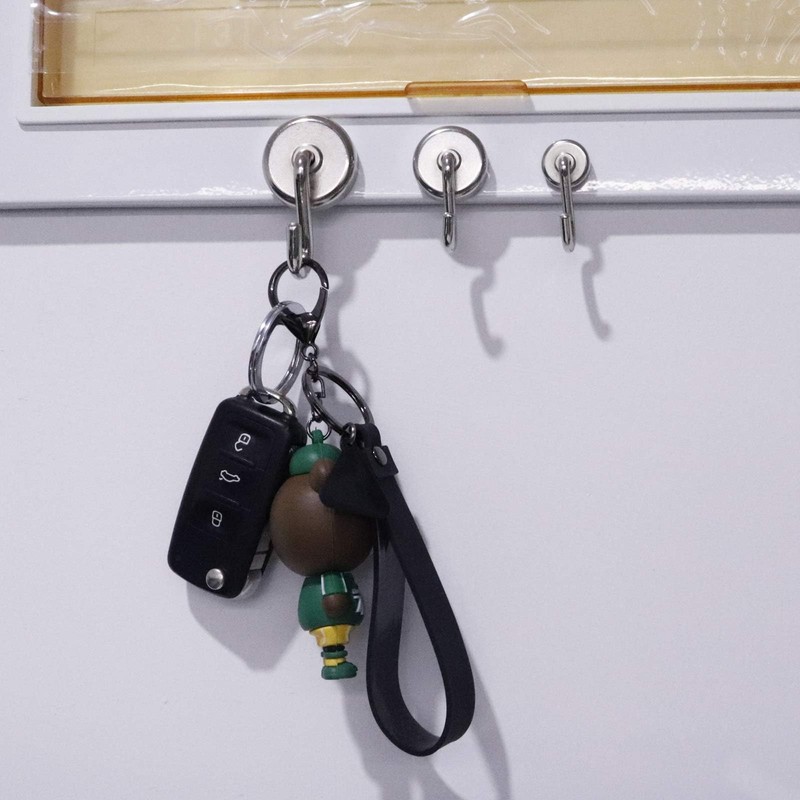 THCMAG Magnetic Hooks 10kg Magnetic Hooks Neodymium Rare Earth Magnets