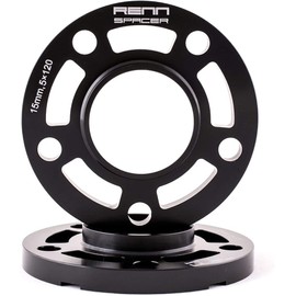 Renn Motorsport 15MM 2PCS 5x120 Spacers with 10PCS Extended Lugs fit BMW's F10 F22 F30 F32 F80 F82