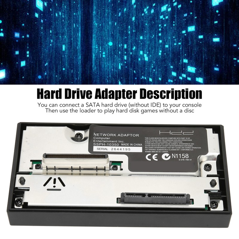 SATA Interface HDD Adapter for PS 2 Network Adapter Set