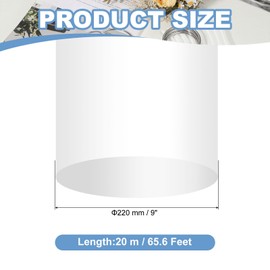 PATIKIL Air Conditioner Blowing Bag 9" x 66 Ft, Flexible Air Ducting Extended Pipe Bag Portable Guide Duct Bags Foldable for Air Scrubber Exhaust Pipe Factory Shipyard Farming