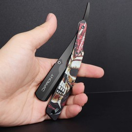 Professional Barber Straight Razor Kit - 100 Disposable Blades for Close Shaving