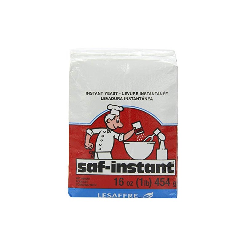 SAF Instant Yeast, 1 Pound Pouch, 16 Ounce (Pack of
