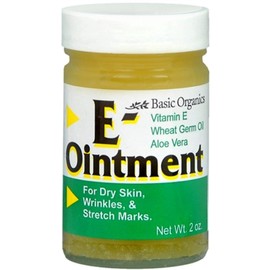 Basic Brands - Vitamin E Ointment - 2 oz - Moisture Enhancing - Can Help Reduce Appearance of Scars, Stretch Marks, Fine Lines & Wrinkles - 8-Pack